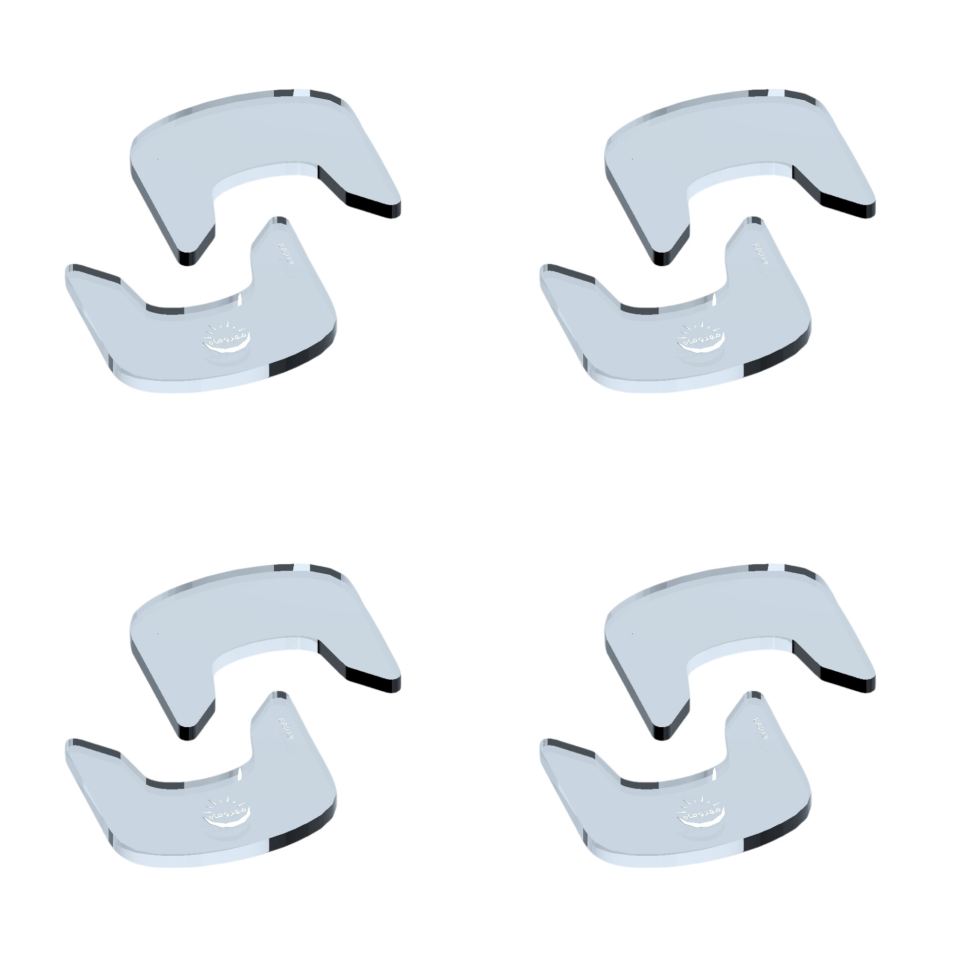 پابند مبل تکیه‌گاه، 4 جفت